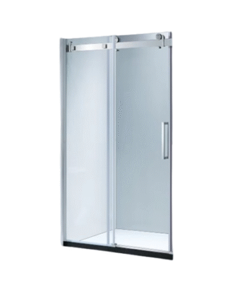 .Frameless Glass Door 48″x72″ CHROME COLOR