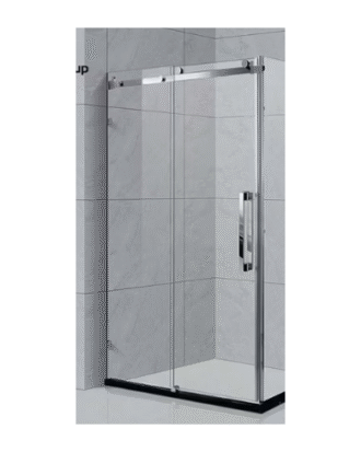 .Frameless Glass Door 60″X72″ CHROME COLOR