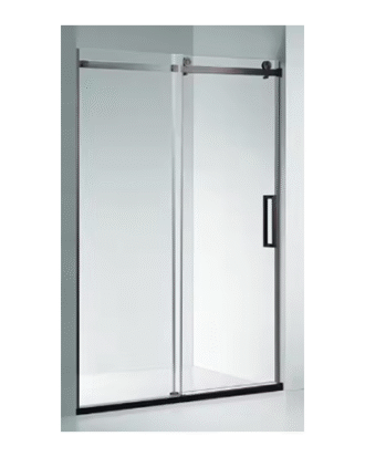 .Frameless Glass Door 60" X 72″ Black Finish
