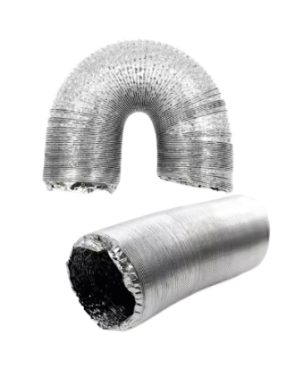 4"x25" ALUMINIUM FOIL PIPE