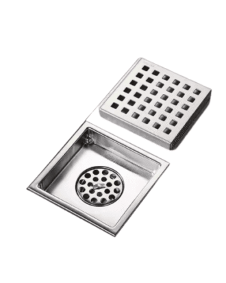 6″X6″ LINEAR SHOWER DRAIN CHOME