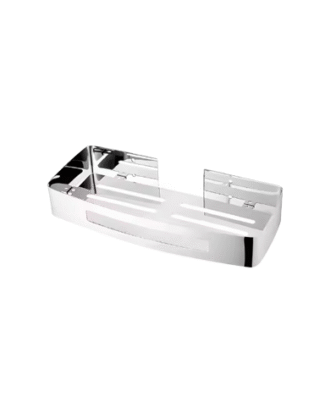 BATHROOM RECTANGULAR WALL DOUBLE SHELFS