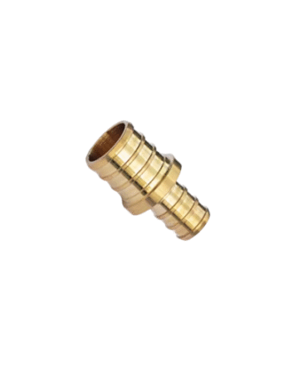 1/2″ PEX X 3/8″ PEX BRASS COUPLING