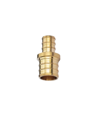 1″ PEX X 3/4″ PEX BRASS COUPLING