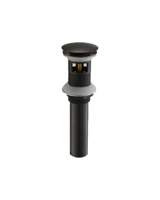 .STAINLESS STEEL POP-UP DRAIN BLACK