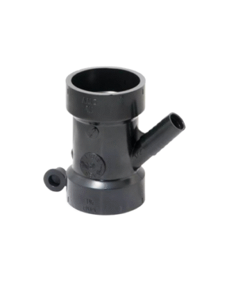 .1-1/2″ X 1-1/2″ X 3/4″  HUB X HUB X SOCKET ABS DWV WYE DISHWASHER ADAPTER