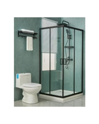 32"X32"X72" CORNER SHOWER DOOR WITH SHOWER BASE COMPLETE SET