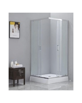 32"X32"X72" CORNER SHOWER ENCLOSER WITH SHOWER BASE COMPLETE SET