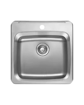 20” X 20" TOP MOUNT KITCHEN SINK