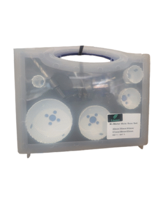 .METAL HOLE SAW SET 8 PCS