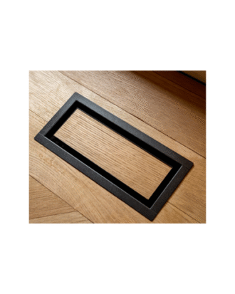 .3"x10" METAL TOP MOUNT ARIA VENT BLACK FINISH