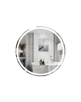 .24"X24" LED ROUND MIRROR