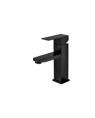 BASIN MIXER STAINLESS STEEL SINGLE HANDLE FAUCET BLACK FINISH