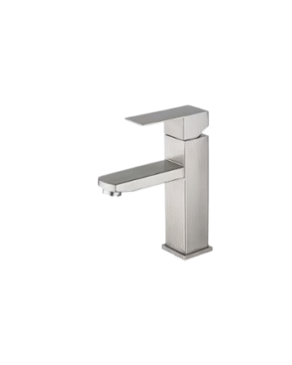 BASIN MIXER STAINLESS STEEL SINGLE HANDLE FAUCET BURSHED FINISH