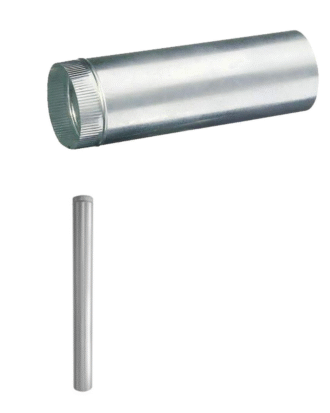 GALVANIZED DUCT PIPE TURN-6"x60"