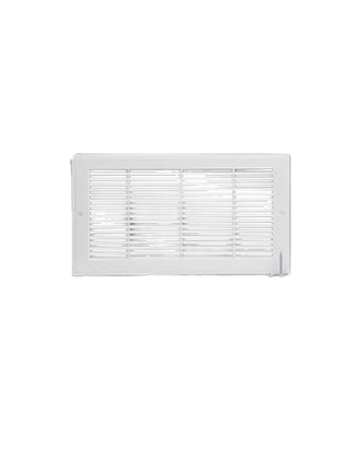 PLASTIC RETURN WALL GRILL 14" X 6"