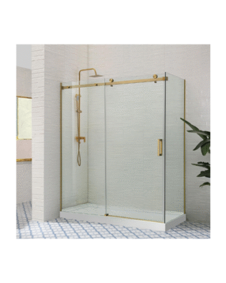 SIDE GLASS PANEL 30"X72" FOR FRAMELESS GLASS DOOR 10MM