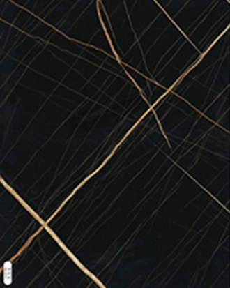 41"X95" 10mm UPVC Wall Panel BLACK GOLD FINISH