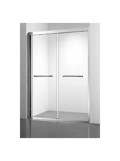 SOFT CLOSING 60″X72″ GLASS SHOWER DOOR CHROME FINISH 8MM TEMPERED GLASS
