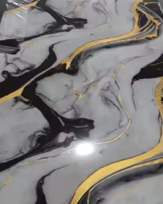 4'x8' 3MM UPVC SOLID SHEET WATER PROOF BLACK GOLD FINISH