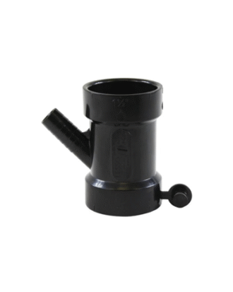 1-1/2″ X  1-1/2″  X  1/2" HUB X HUB X SOCKET ABS DWV WYE DISHWASHER ADAPTER