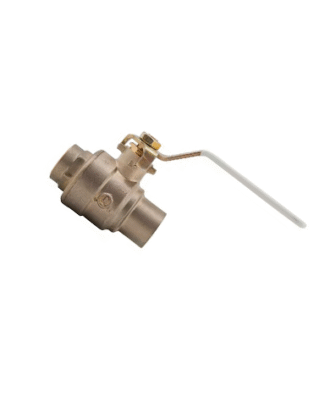 1/2" BRASS FULL PORT SWEAT BALL VALVE