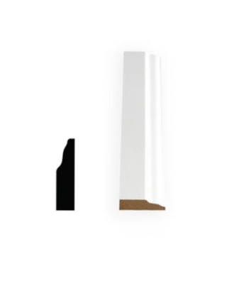 3/8" X 1-3/8" 84" LENGTH COLONIAL MDF PRIMED MOULDING PER PIECE